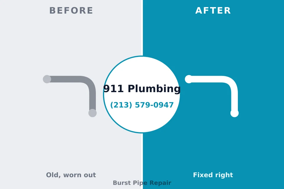 Before and after: plumbing company Preakness, NJ